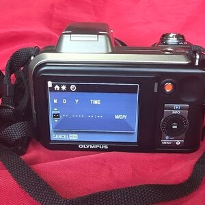 Olympus Black Digital Camera with LCD Screen